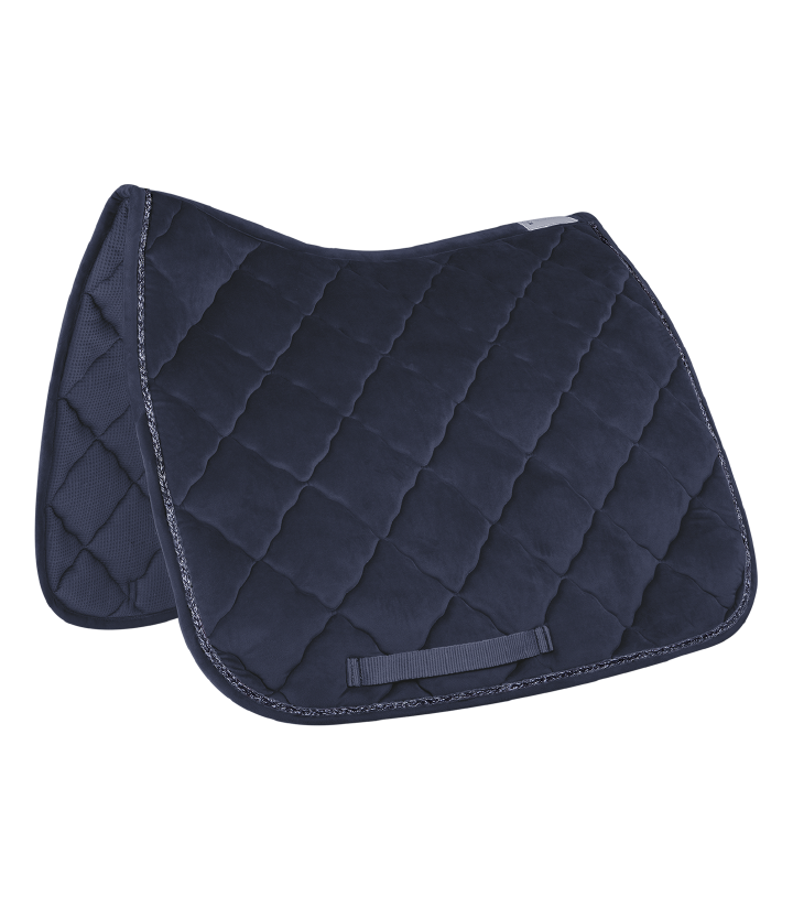 WALDHAUSEN Schabracke Velvet nachtblau